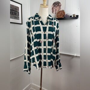 Free people floral button down